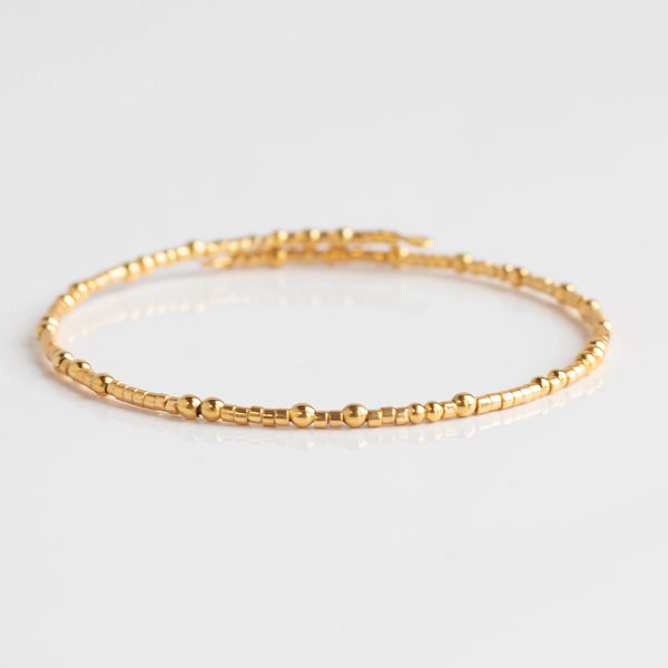 Confetti Bangle - Gold