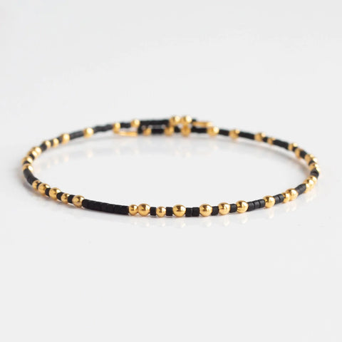 Confetti Bangle - Black