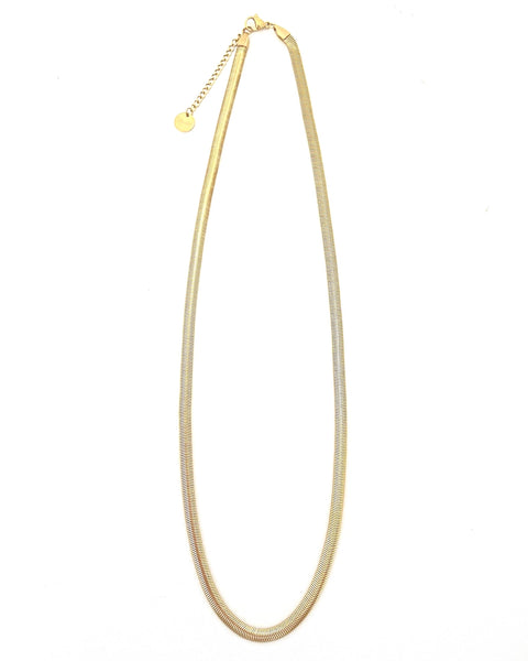 Lillian Gold Snake Necklace