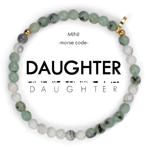 MINI Morse Code Bracelet - Daughter