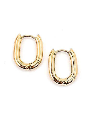 Elisa Everyday Hoop Earring - Gold