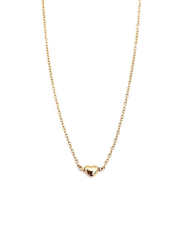 Agape Micro Heart Necklace