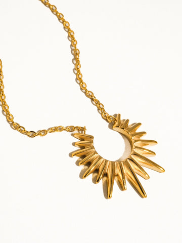 Muse Gold Sun Necklace