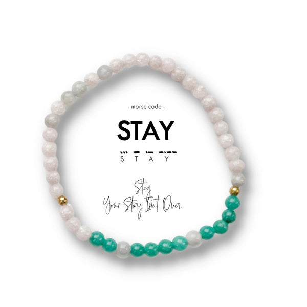 Morse Code Bracelet - Stay