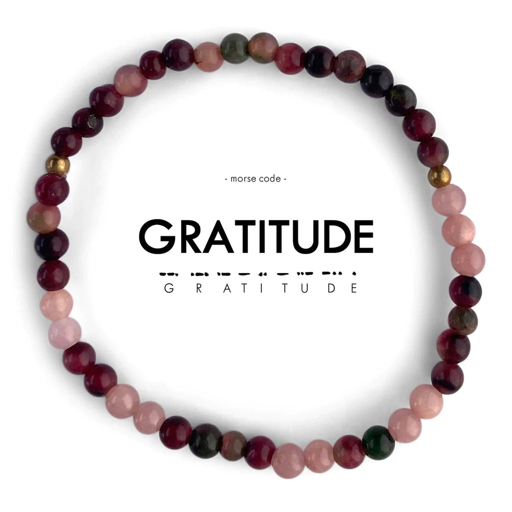 Morse Code Bracelet - Gratitude