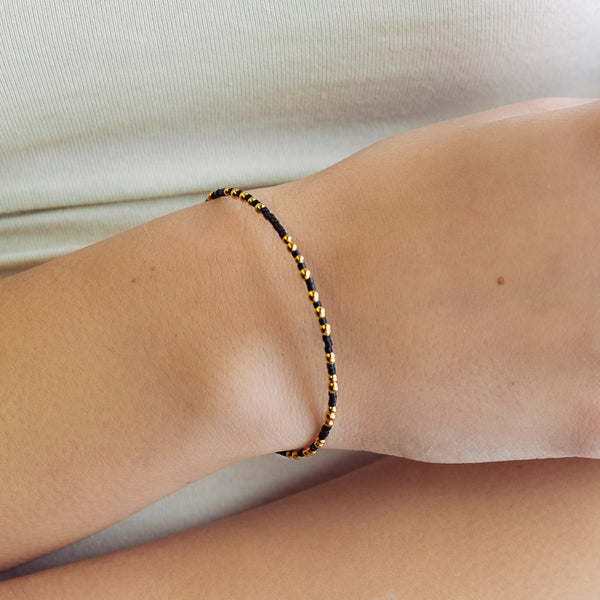 Confetti Bangle - Black