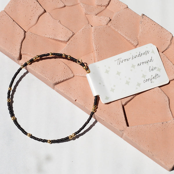 Confetti Bangle - Black