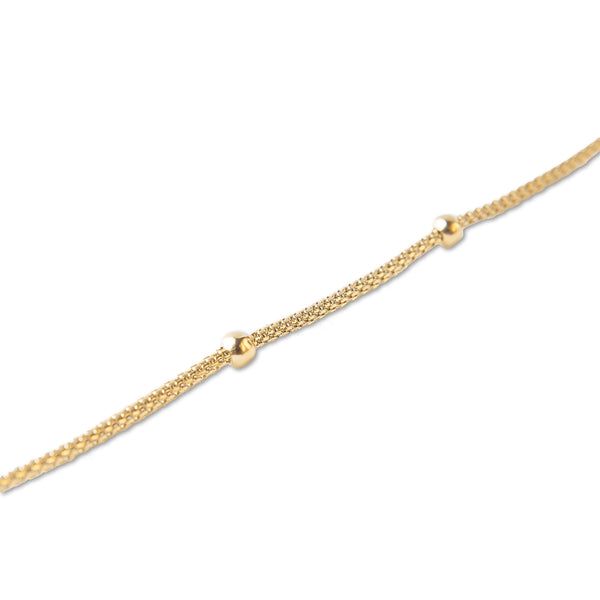 Satellite Gold Chain Bracelet