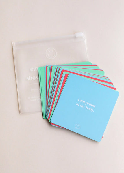 Shower Affirmation Cards - Teens