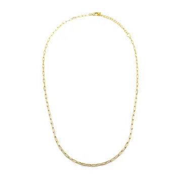 Frolic Paperclip Necklace - Gold