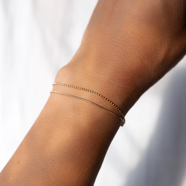 Layered Gold Chain Bracelet