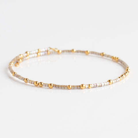 Confetti Bangle - Smoky Quartz