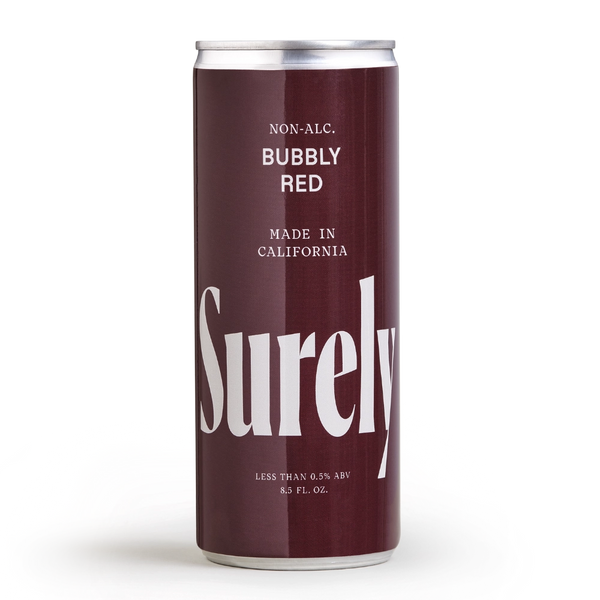 Non-Alcoholic Bubbly Red Can