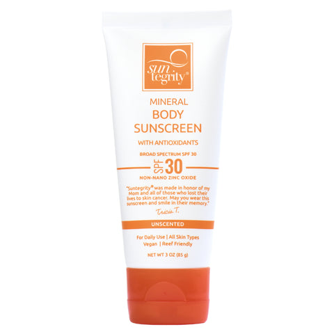 Unscented Mineral Body Sunscreen SPF 30 - 3oz