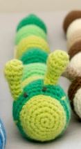 Richard Crochet Caterpillar Rattle - Green