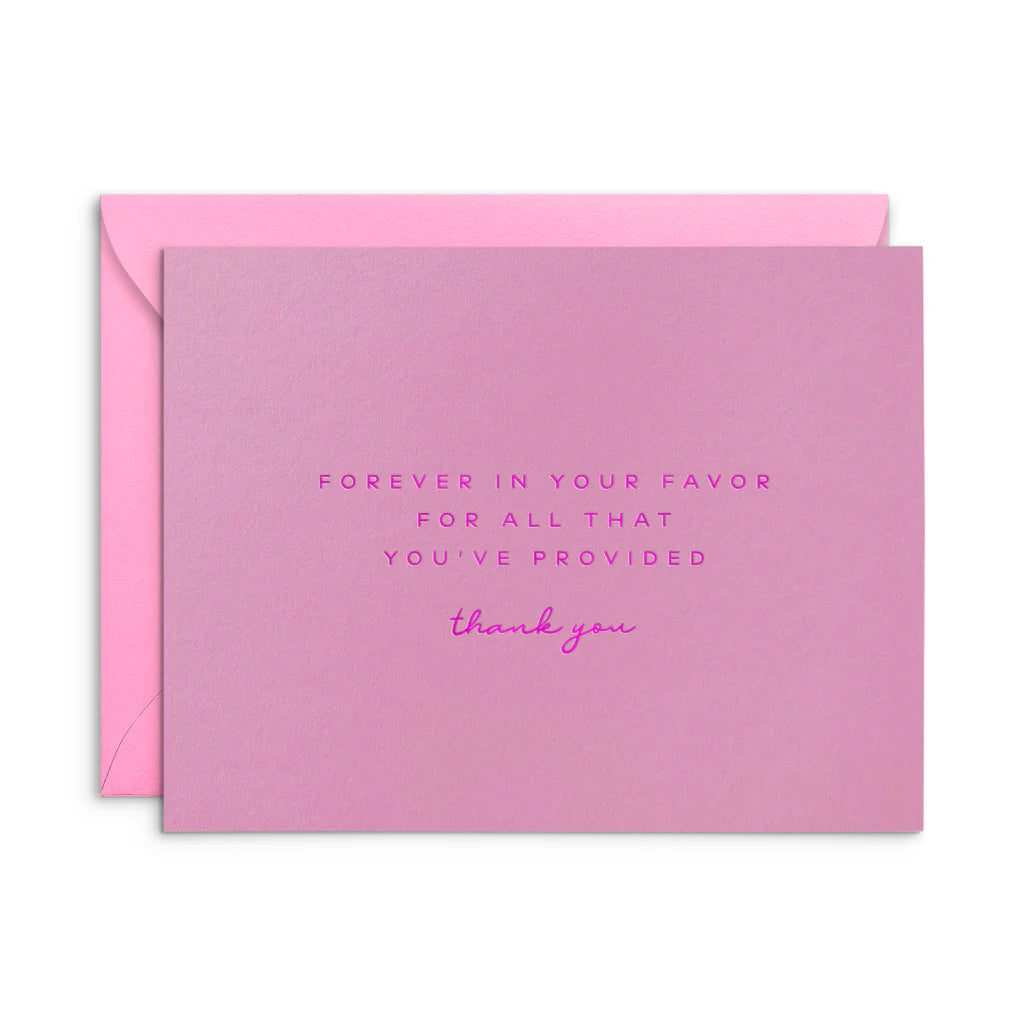 Forever in Your Favor Card - Orchid