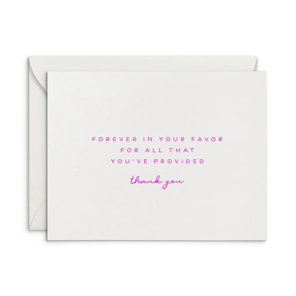 Forever in Your Favor Card - Ivory