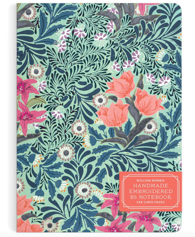 William Morris Embroidered Journal