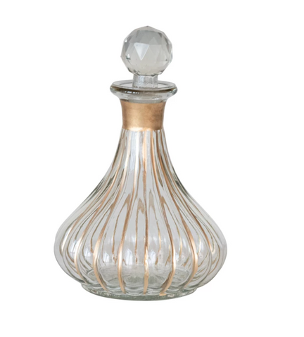 Fluted Mini Decanter-- 12 oz. (In Store + Curbside Pick-up Only)