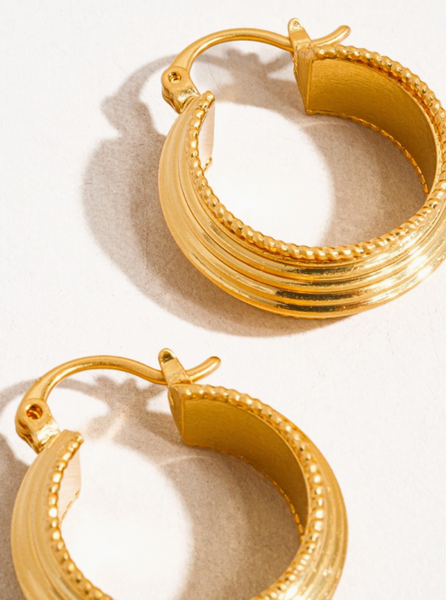 **FREE GIFT with $75 Purchase** Irving Hoop Earrings