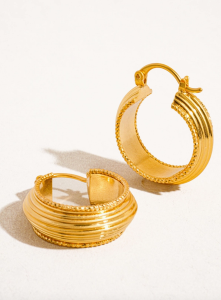 **FREE GIFT with $75 Purchase** Irving Hoop Earrings