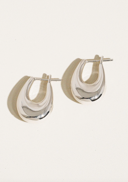 Quinn Droplet Earrings- Silver