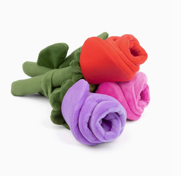 Bouquet of Roses Interactive Snuffle Dog Toy