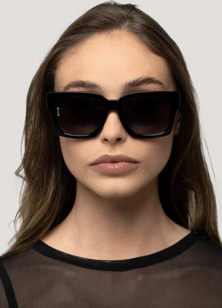 Alba Polarized Sunglasses - Black/Tortoise