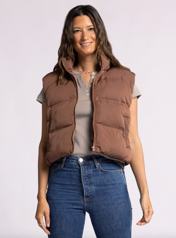 Issey Vest -- Cappuccino