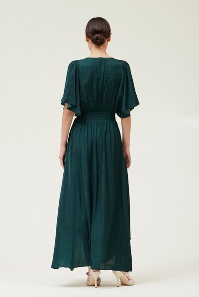 Linda Dress -- Deep Emerald