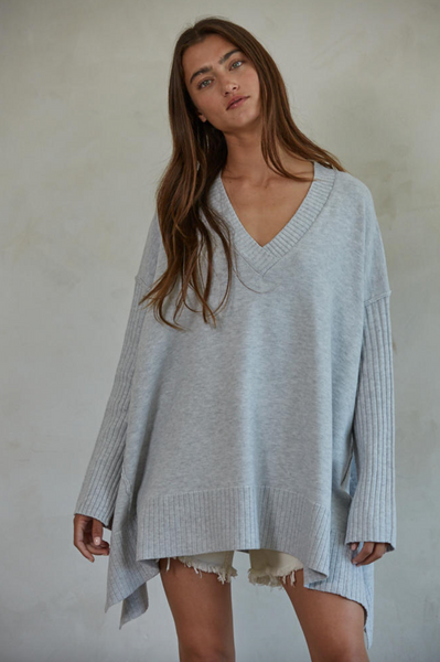 Rei Sweater -- Heather Gray