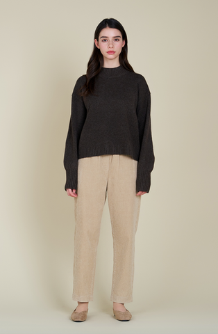 Olivia Sweater -- Dark Umber