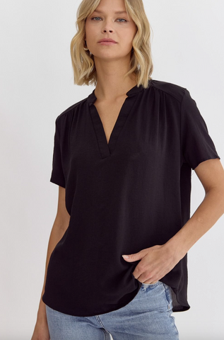 Kiwi Top -- Black