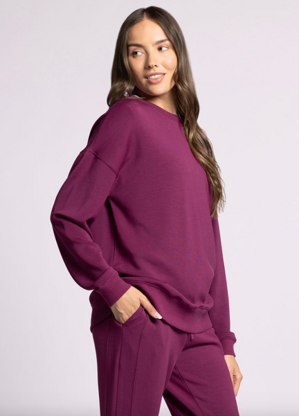 Martina Sweatshirt -- Purple Potion