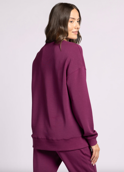 Martina Sweatshirt -- Purple Potion