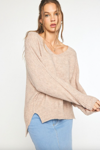 Tiffany Sweater -- Taupe