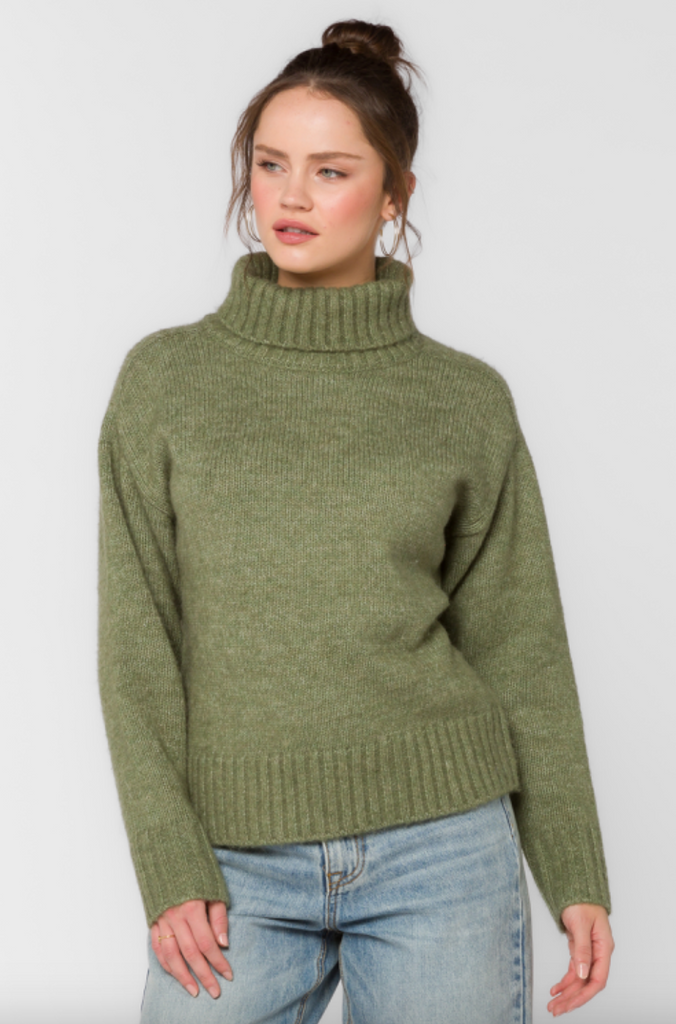 Tillie Sweater -- Pesto