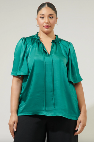 Angela Top -- Emerald