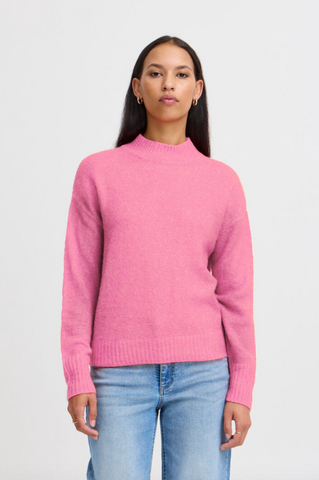 Kristey Sweater -- Super Pink