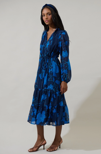 Kristen Dress -- Navy Blue