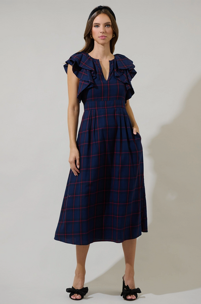 Santana Dress -- Holbrook Plaid