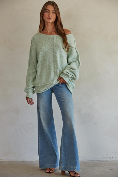 Reyes Sweater -- Dusty Mint