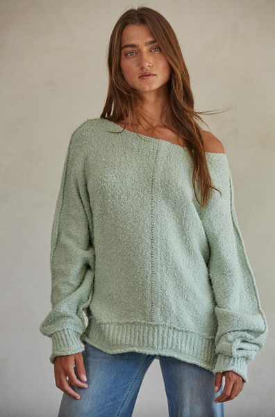 Reyes Sweater -- Dusty Mint