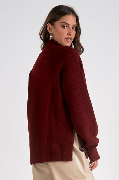 Roxanna Sweater -- Maroon