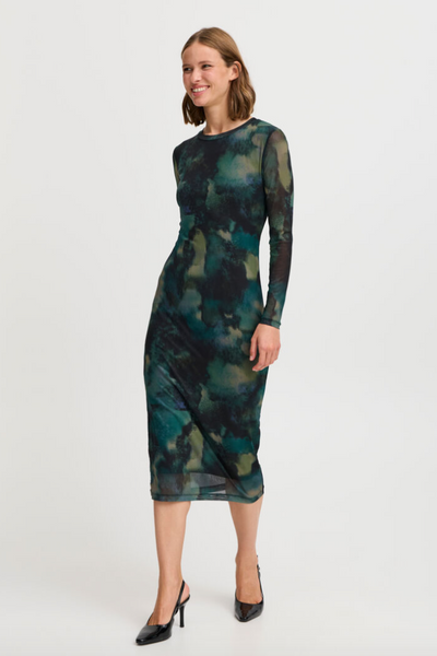 Blur Dress -- Birch Mix