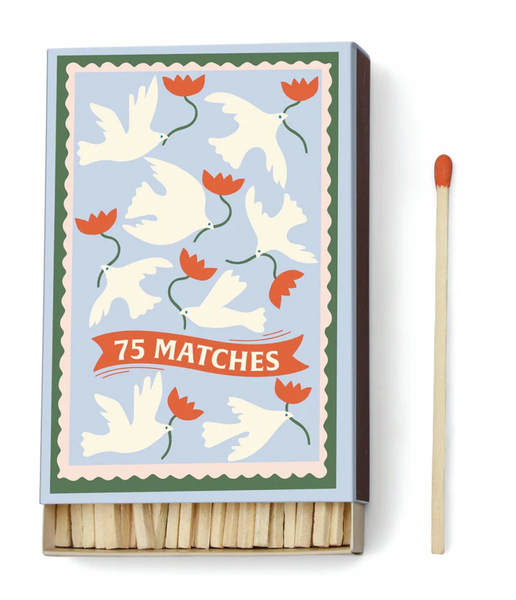 A Dopo Boxed Matches "Flower" - Set of 75 Matches