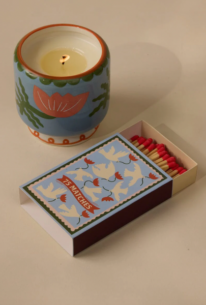 A Dopo Boxed Matches "Flower" - Set of 75 Matches