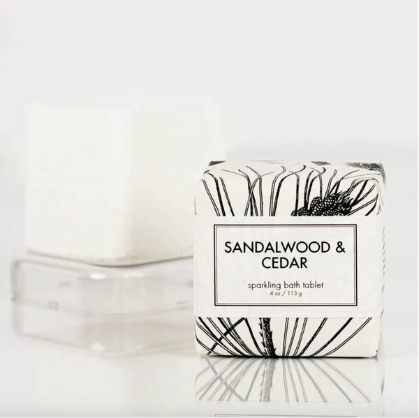 Sandalwood & Cedar Sparkling Bath Tablet