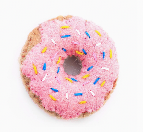 Strawberry Donut Cat Toy