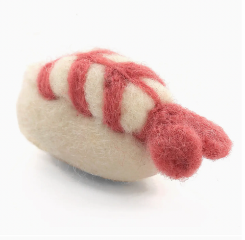 Sushi Prawn Cat Toy